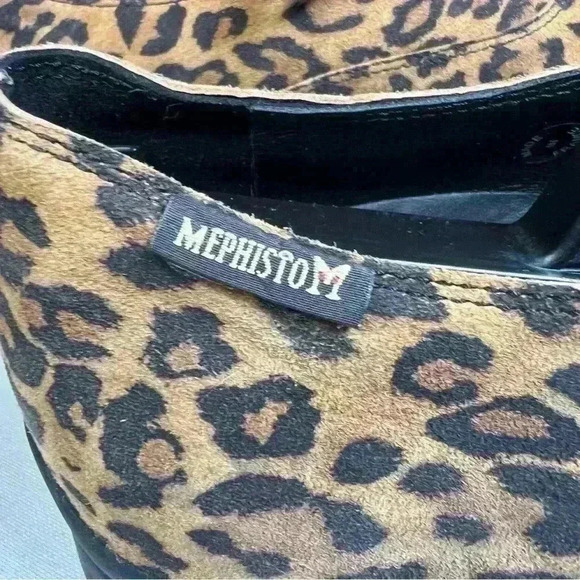 Mephisto Syla leopards print shoes Sz 7 brand new - Picture 11 of 11
